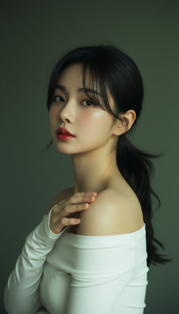 Chân dung cực kỳ chân thực của một cô gái trẻ phong cách điện ảnh 4K