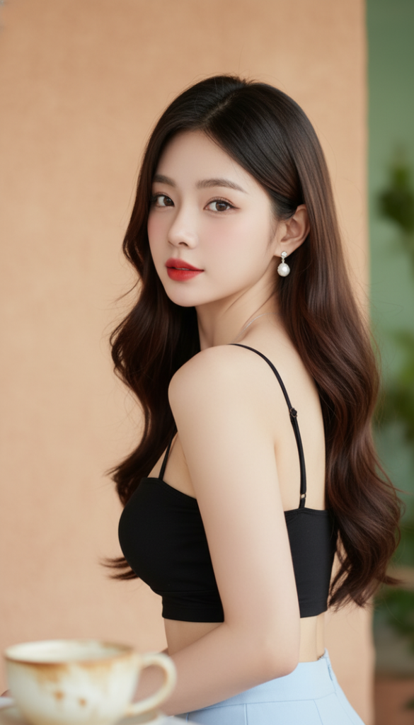 Chân dung chân thực của cô gái trẻ với phong cách sống hấp dẫn và gần gũi