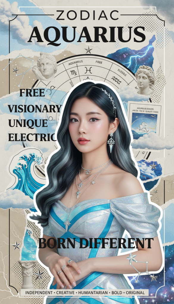 Bảng tóm tắt chân dung ấn tượng cho nàng Aquarius độc đáo và cá tính