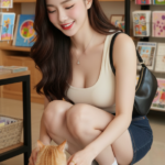 Tạo chân dung một cô gái trẻ đẹp trong không gian quán cà phê nghệ thuật