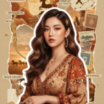 Tạo dựng poster chân dung nữ Sagittarius đậm chất phiêu lưu và tự do