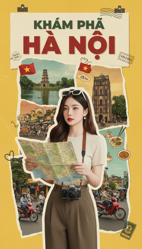 Khám Phá Hà Nội Qua Bộ Hình Tua Rua Phong Cách Vintage và Hiện Đại