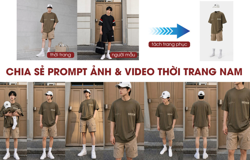 Chia Sẻ Prompt Thời Trang AI: Quy Trình Tạo Ảnh Và Video Thời Trang Nam Chuyên Nghiệp