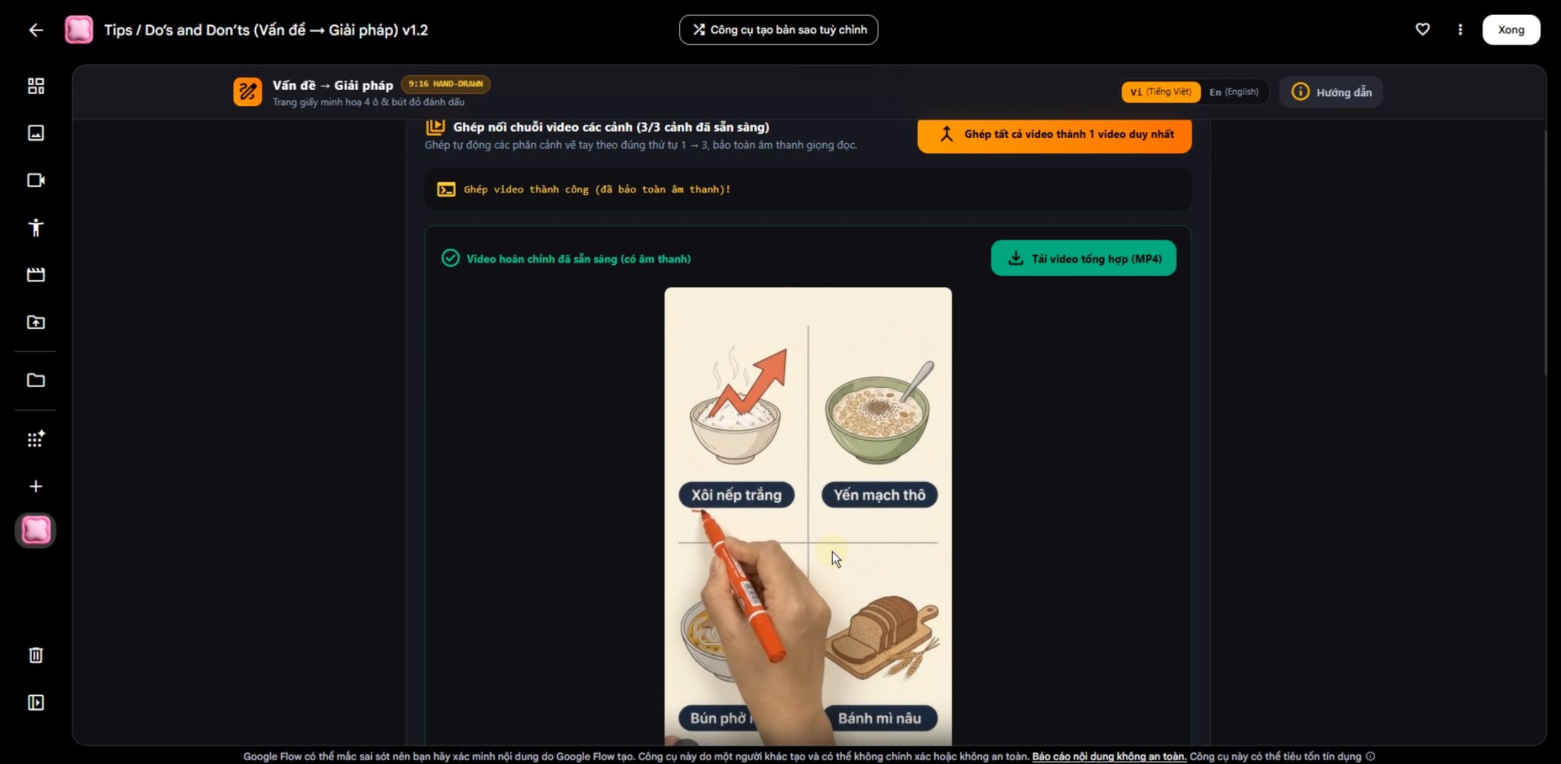 Ứng dụng FLOW tạo video xu hướng chia sẻ kiến thức dạng infographic : sức khoẻ, sắc đẹp, kinh tế, y khoa,.... - Hình ảnh 3
